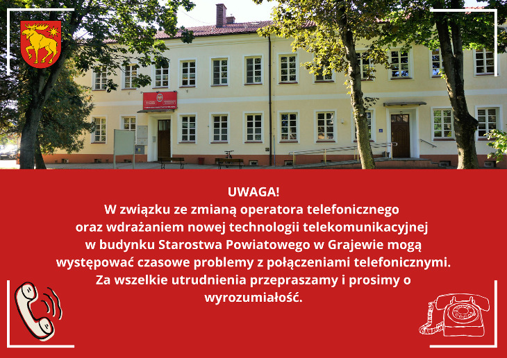 Starostwo. Utrudnienia z połączeniami telefonicznymi