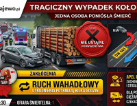 Ofiara śmiertelna wypadku koło Tamy