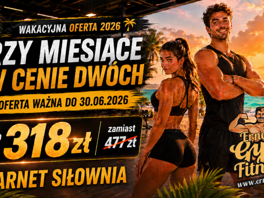 Ernesto Gym & Fitness zaprasza