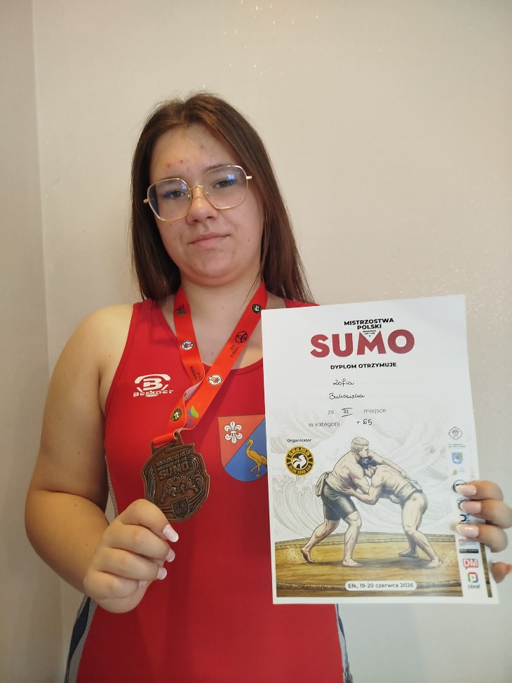 Brązowy medal Zofii Bukowskiej