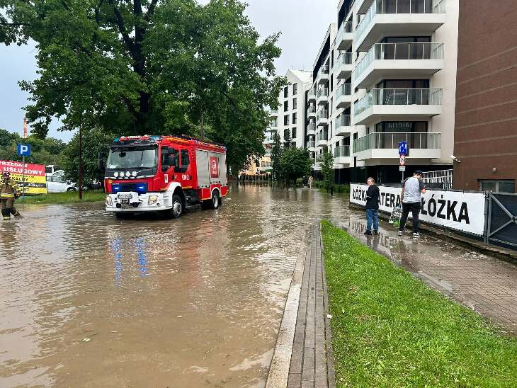 Ełk. Ponad 70 interwencji strażaków