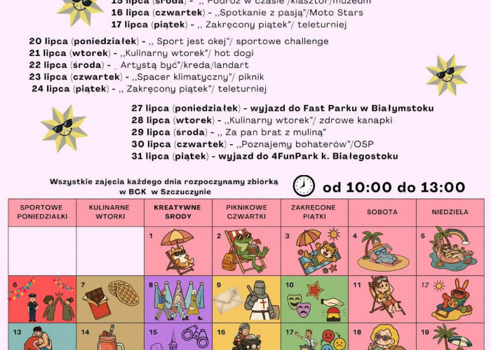 Szczuczyn: Kulturalne Wakacje 2026