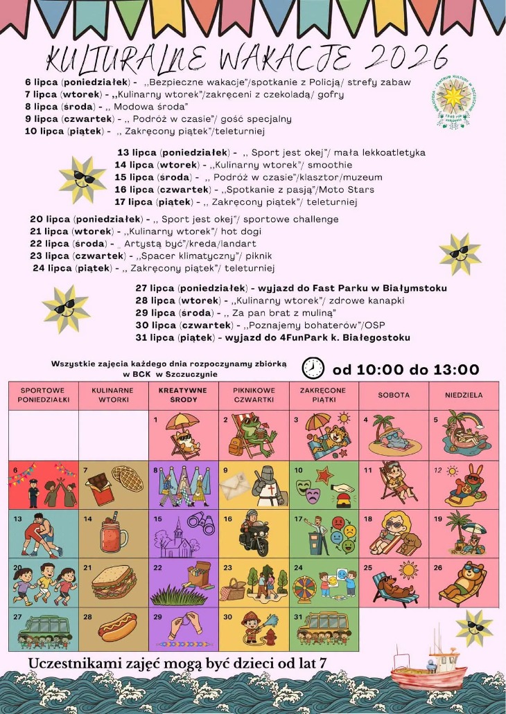 Kulturalne Wakacje 2026