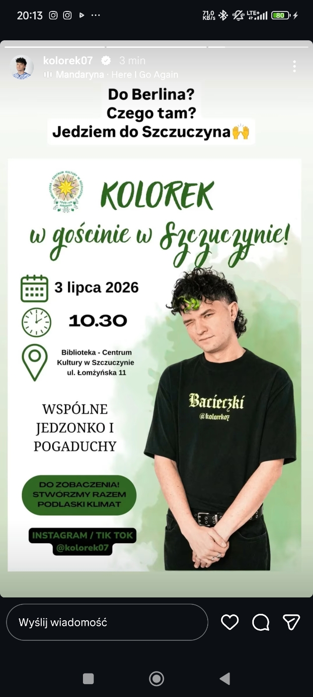 Kolorek w Szczuczynie 