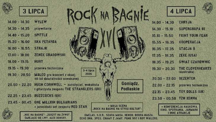 Festiwal Rock na Bagnie (3-4.07)
