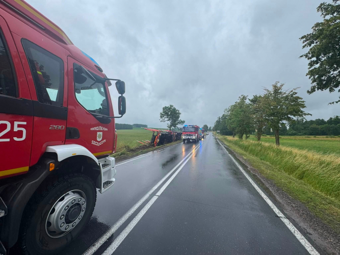 Groźny wypadek na DK58