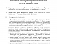 Ogłoszenie Wójta Gminy Wąsosz