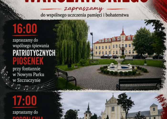 Szczuczyn: 82. rocznica wybuchu Powstania Warszawskiego