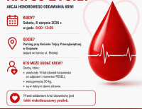 Najbliższa mobilna akcja krwiodawstwa już 8.08