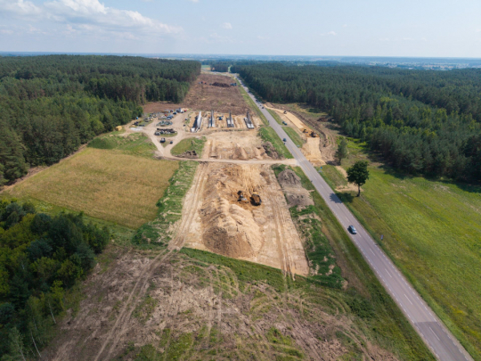 Knyszyn. Utrudnienia drogowe na DK 65