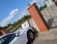  Niefortunny manewr pod kościołem MBNP w Grajewie