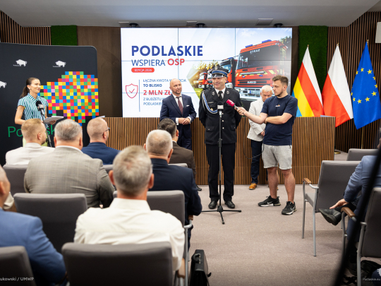 Blisko 100 tys. zł z budżetu województwa dla OSP