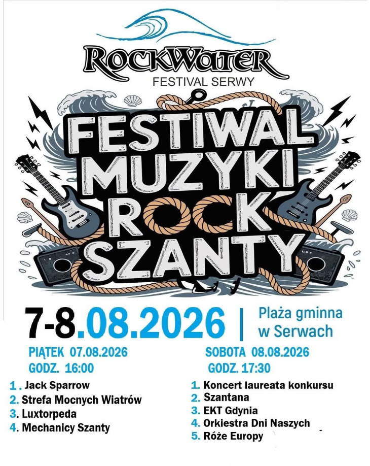Festiwal Rock Water Serwy 2026
