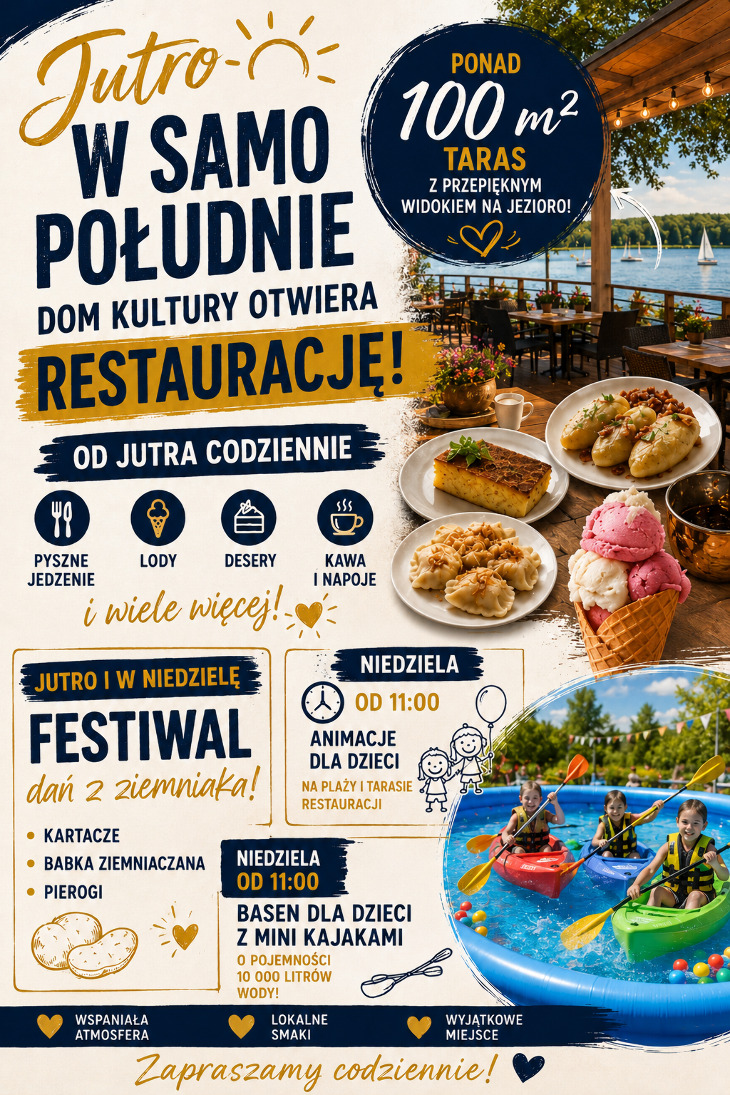 Rajgród. Restauracja W Sieci Smaku już otwarta!