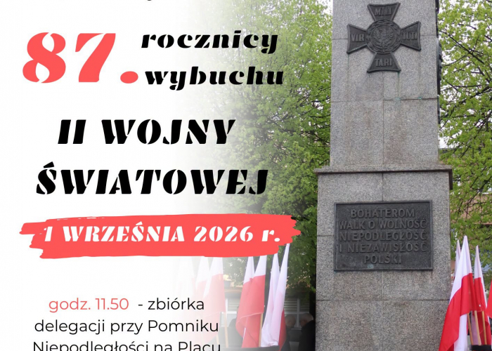 87. rocznicy wybuchu II Wojny Światowej