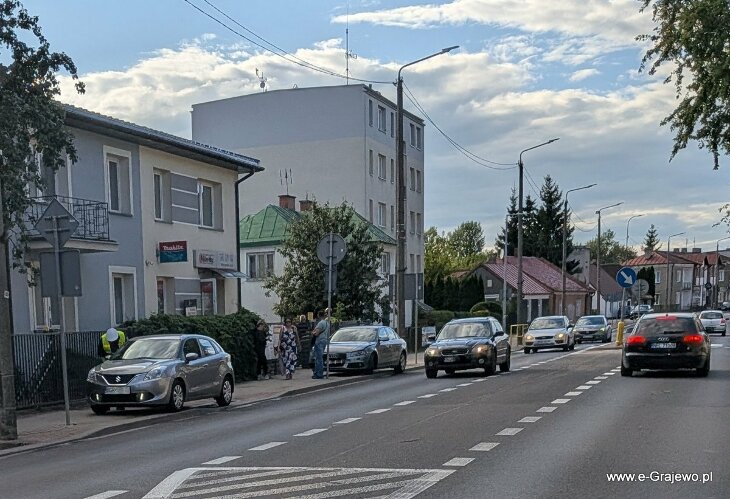 Grajewo. Stłuczka trzech aut na Wojska Polskiego
