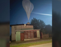 Nocny rajd balonów przemytniczych z Białorusi