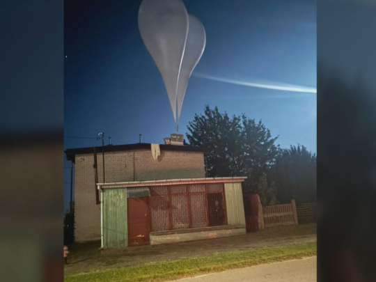 Nocny rajd balonów przemytniczych z Białorusi