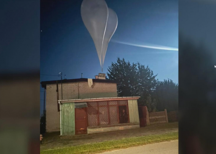 Nocny rajd balonów przemytniczych z Białorusi