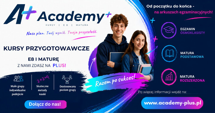 Kursy przygotowawcze z Academy+ 