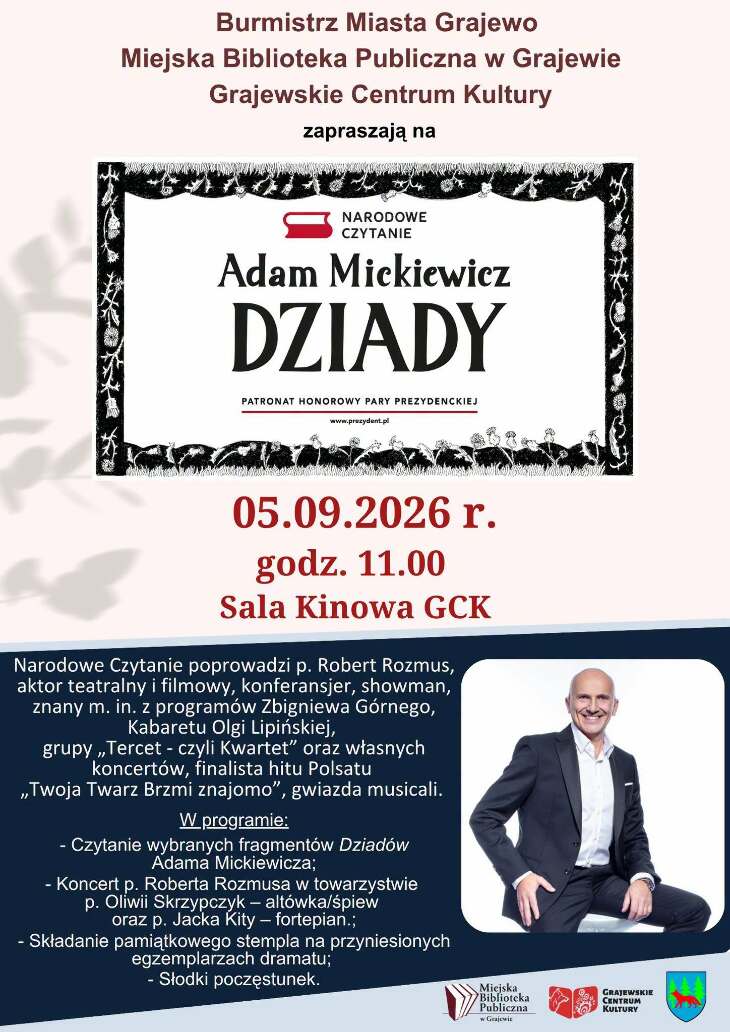 15. edycja Narodowego Czytania w 2026