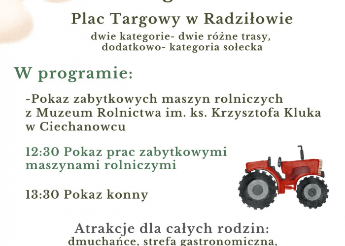 Traktoriada - Rajd Wiejską Scenerią 2026