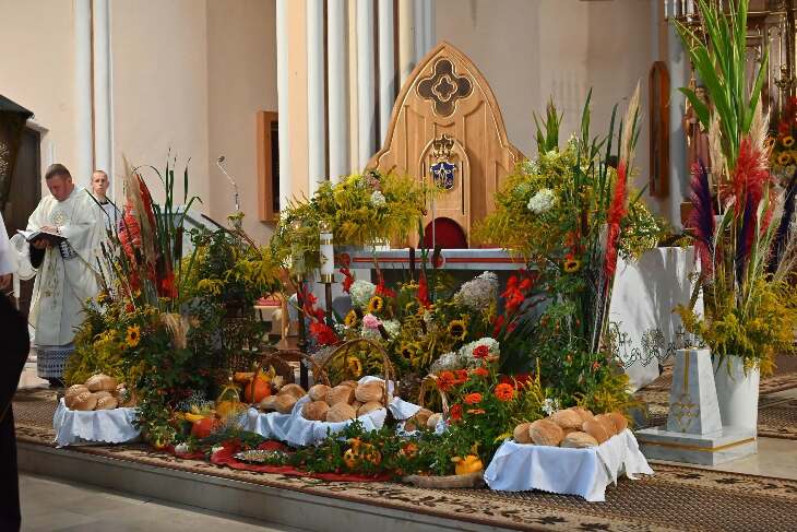 Uroczystości odpustowo-dożynkowe w Rajgrodzie