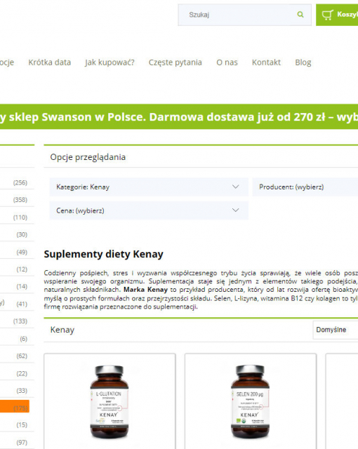 Kenay - co wyróżnia suplementy tej marki?