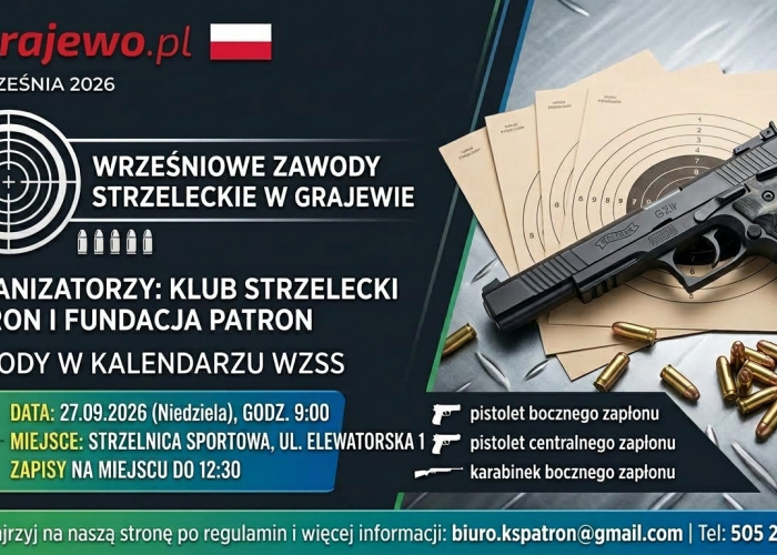 Wrześniowe Zawody Strzeleckie w Grajewie (27.09)