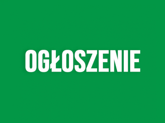 Ogłoszenie Wójta Gminy Wąsosz