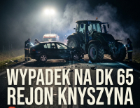 Wypadek na DK 65 koło Knyszyna. Są poszkodowani!