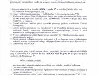 II przetarg nieograniczony na najem lokali użytkowych przy ul. Piłsudskiego