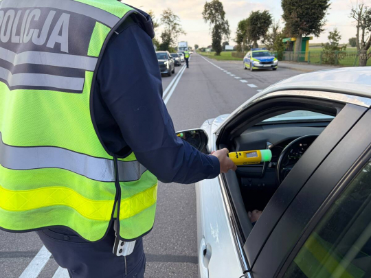 Podsumowanie poniedziałkowych kontroli trzeźwości
