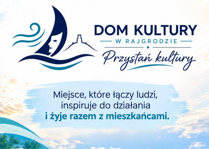 Zmiana logo Domu Kultury w Rajgrodzie