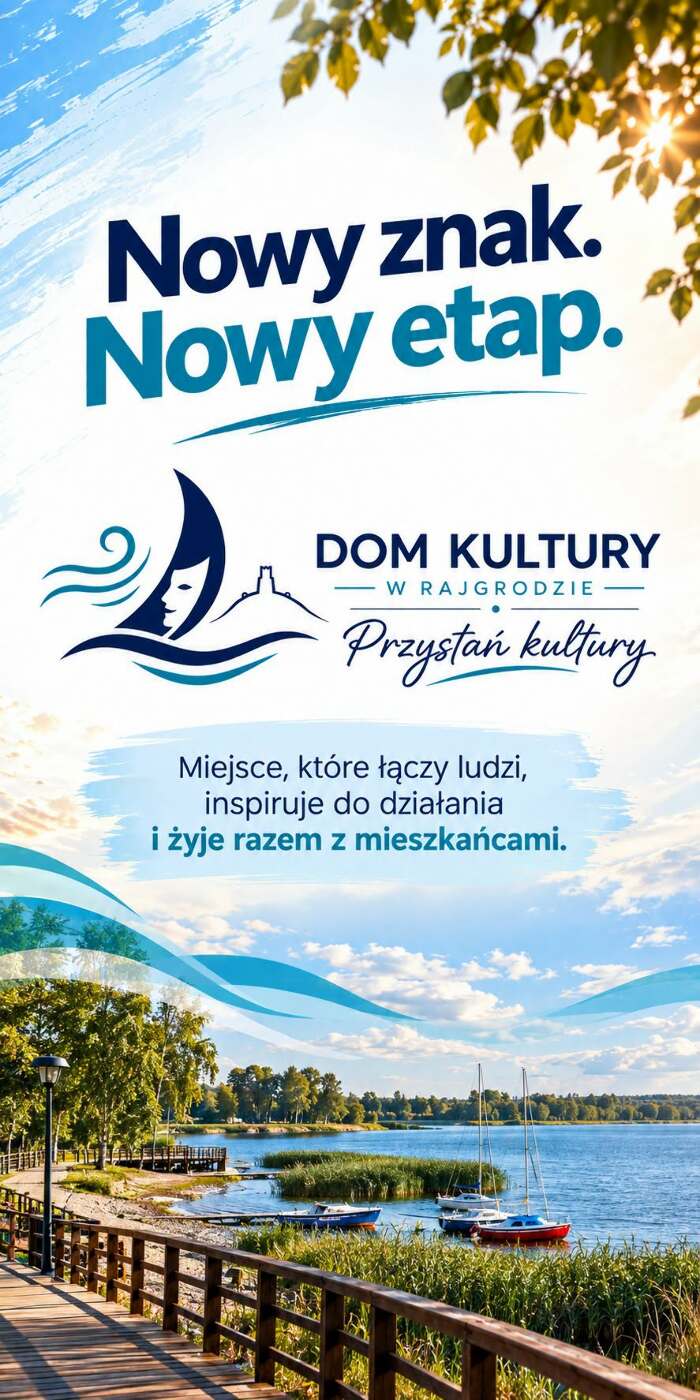 Zmiana logo Domu Kultury w Rajgrodzie