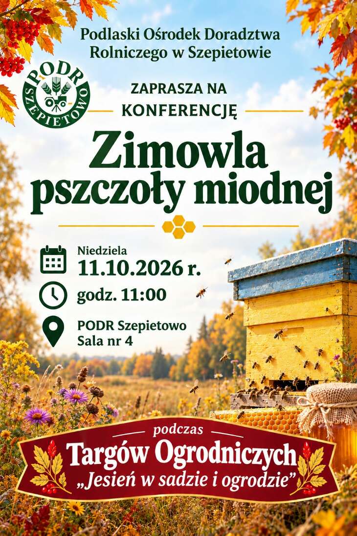 Konferencja dla pszczelarzy w Szepietowie (11.10)