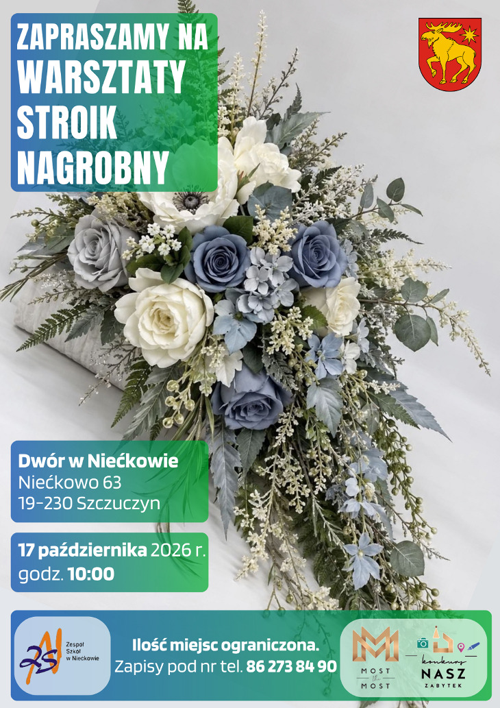 Zaproszenie na Warsztaty - stroiki nagrobne