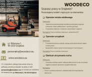 Woodeco. Poszukiwani operatorzy maszyn, wózków widłowych oraz elektryk
