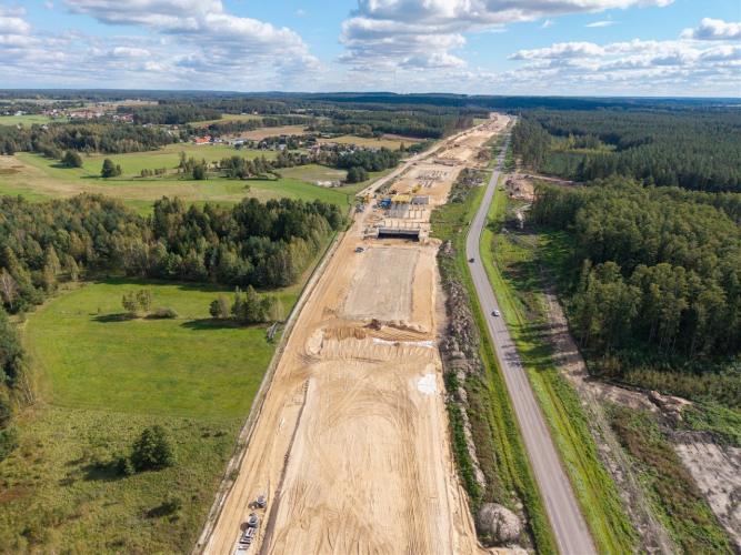 S16 na odcinku Knyszyn - Białystok nabiera tempa
