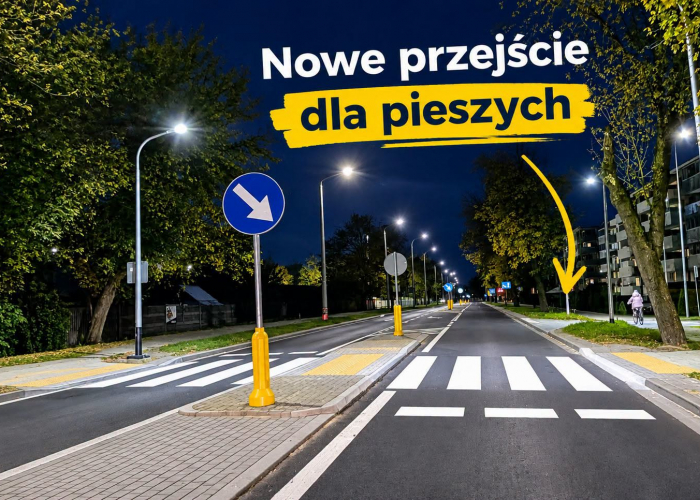 Nowe przejścia dla pieszych w Grajewie