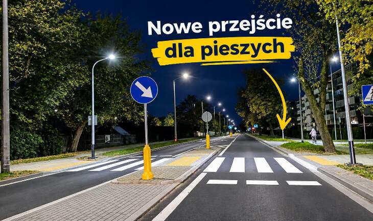 Nowe przejścia dla pieszych w Grajewie