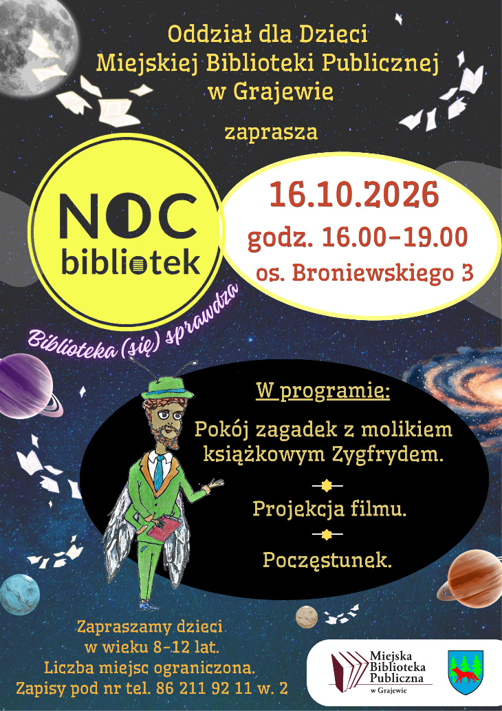 Noc Bibliotek w Grajewie (16.10)