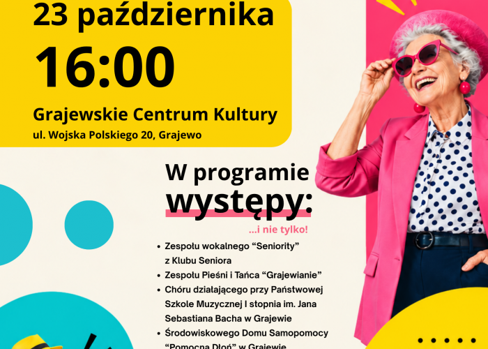 Miejski Dzień Seniora w Grajewie (23.10)