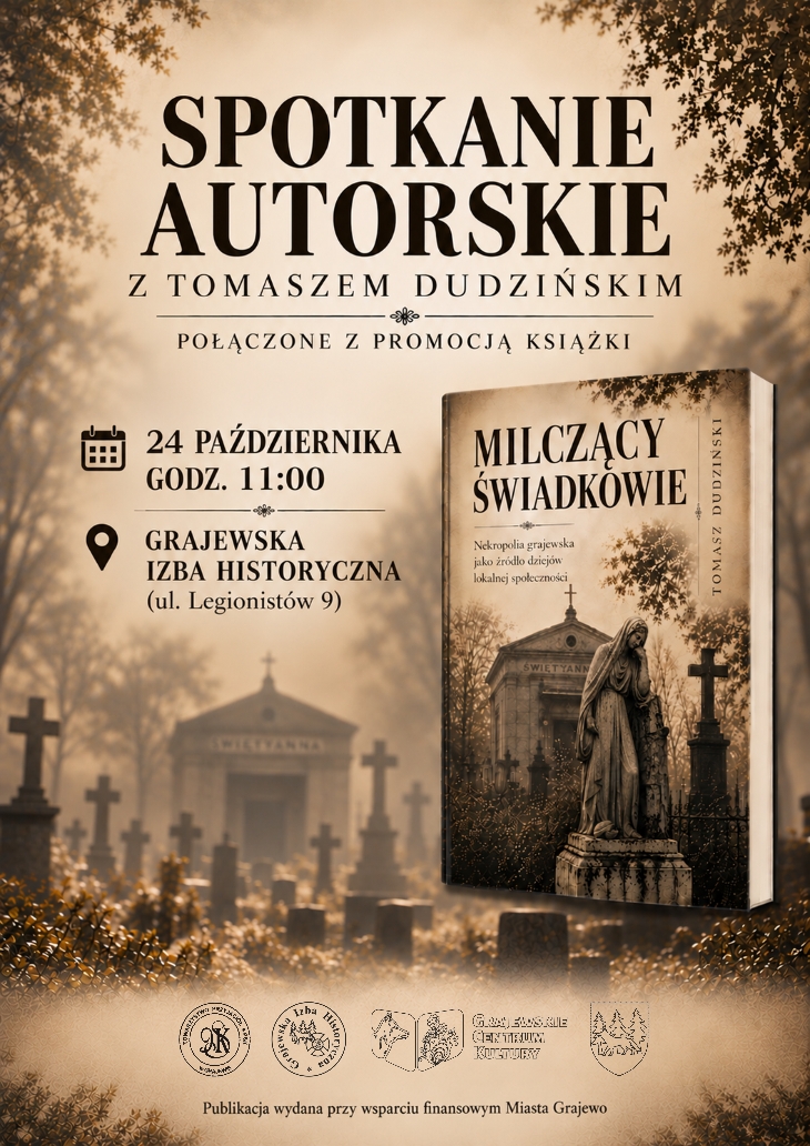 Spotkanie autorskie z Tomaszem Dudzińskim (24.10)