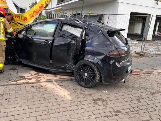 Brawurowy rajd 21-latka w Ełku (foto)