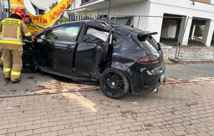 Brawurowy rajd 21-latka w Ełku (foto)