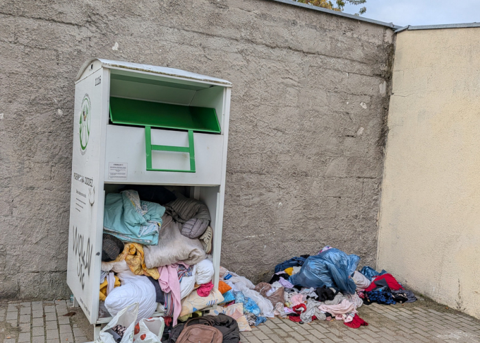 Problem z odbiorem używanej odzieży na Osiedlu Południe