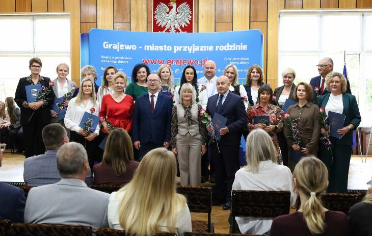Uroczyste obchody Dnia Edukacji Narodowej w Grajewie