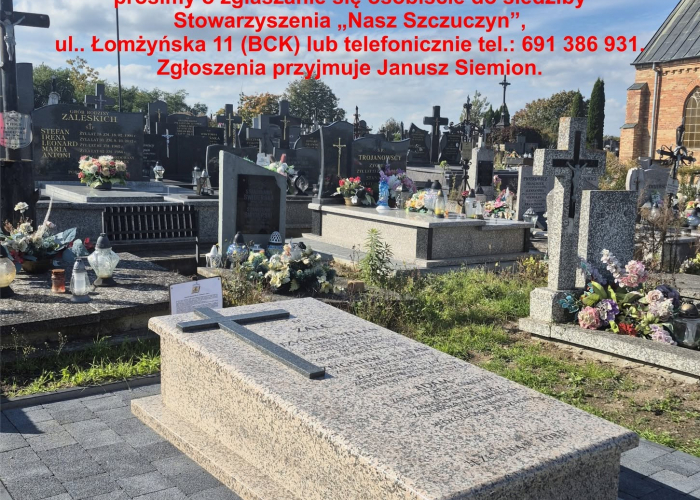 Szczuczyn: Ratujemy zabytki szczuczyńskiej nekropolii