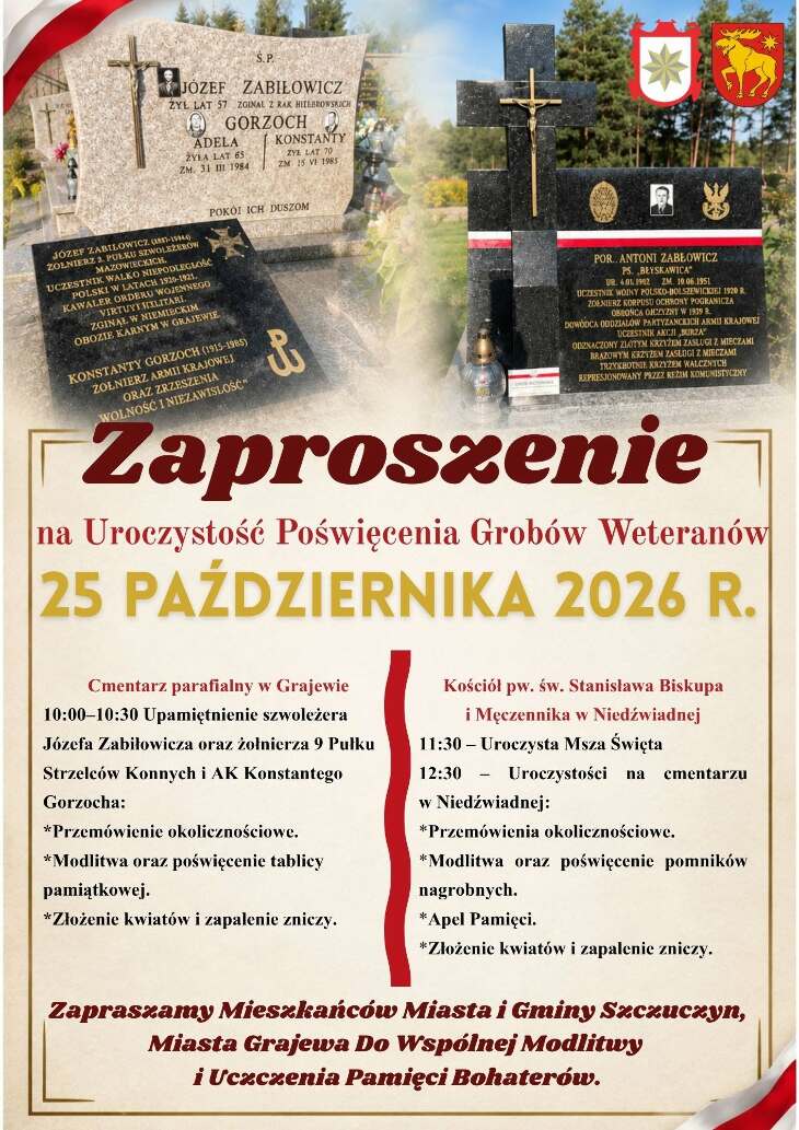Uroczystości Poświęcenia Grobów Weteranów